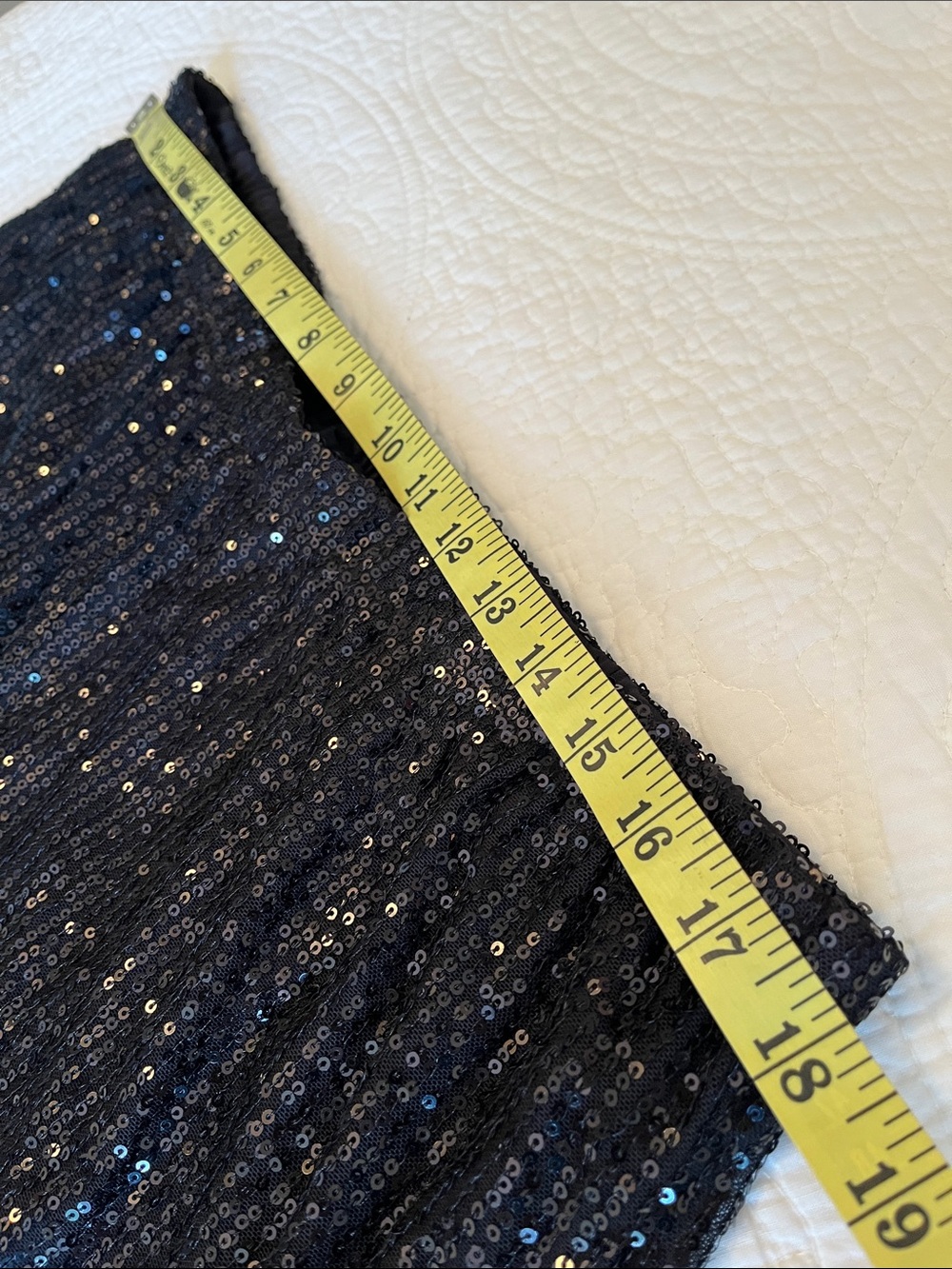 NWT Anthony Sequin Wide Leg Pants Lined Women's 1X Black Party Dressy Flowy - Picture 5 of 11